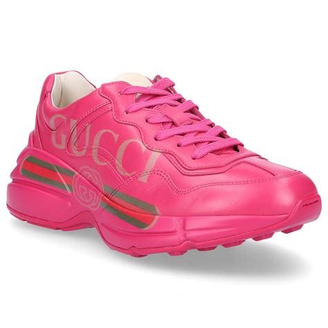 cheap pink gucci sneakers|pink gucci sneakers women.